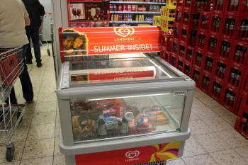 congelador tipo arcón para tiendas uso práctico